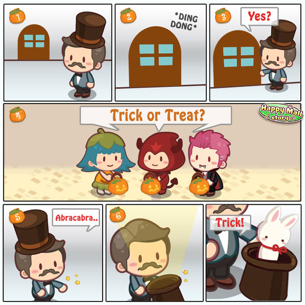 Happy Mall Story Trick or Treat Comic