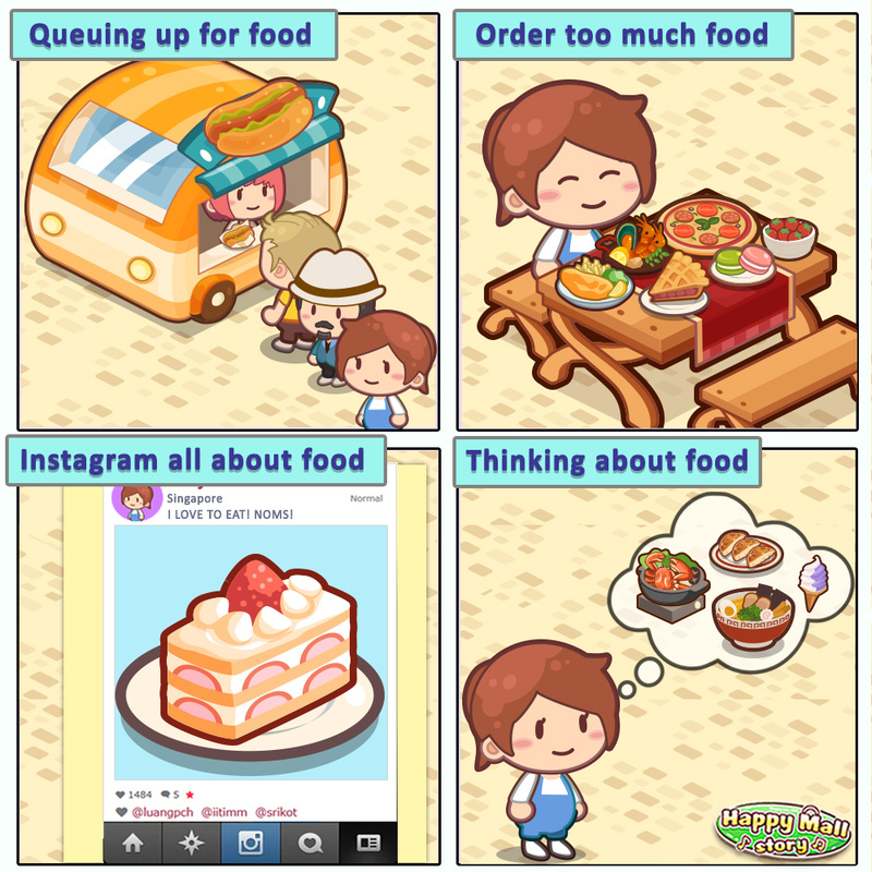 Happy Mall Story Foodie Comic