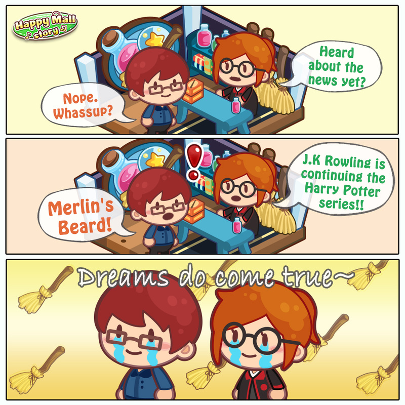 Happy Mall Story Harry Potter Comic